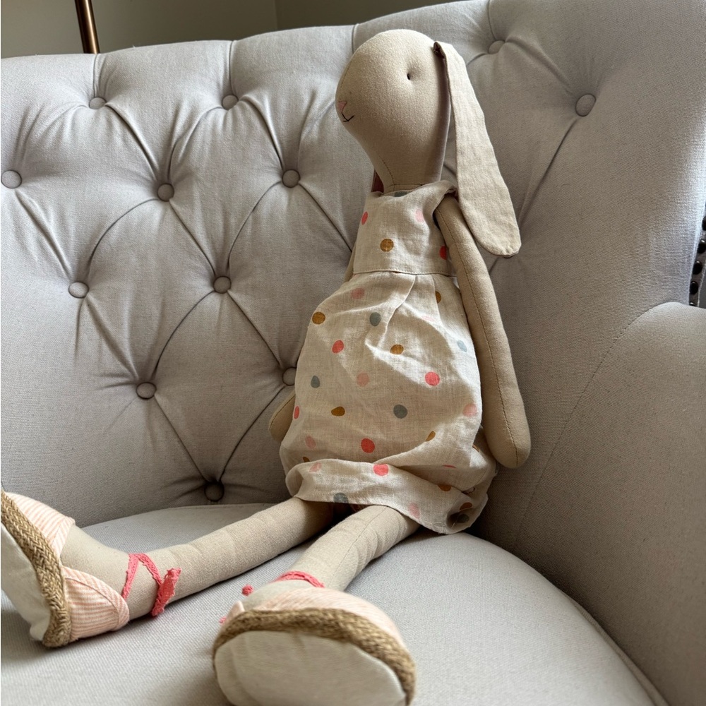 Maileg Bunny, Girl, Polka Dot Dress